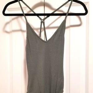 Olive green bodysuit